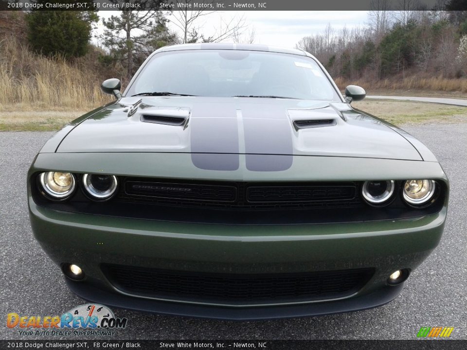 2018 Dodge Challenger SXT F8 Green / Black Photo #4