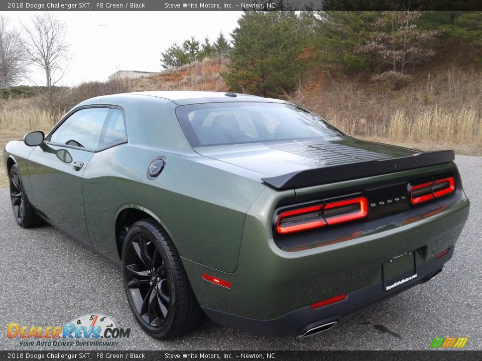 2018 Dodge Challenger SXT F8 Green / Black Photo #6