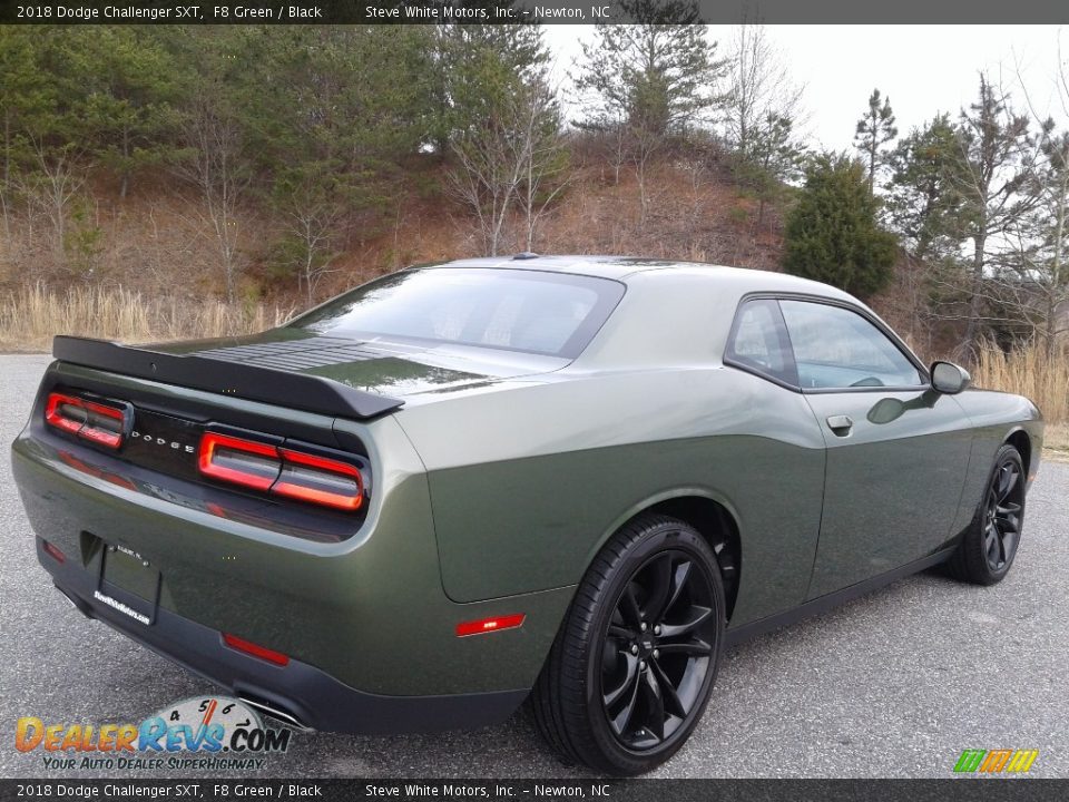 2018 Dodge Challenger SXT F8 Green / Black Photo #9