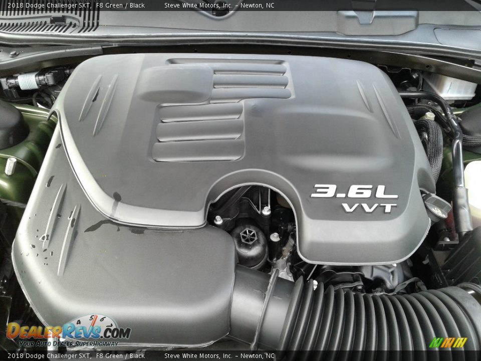 2018 Dodge Challenger SXT F8 Green / Black Photo #10