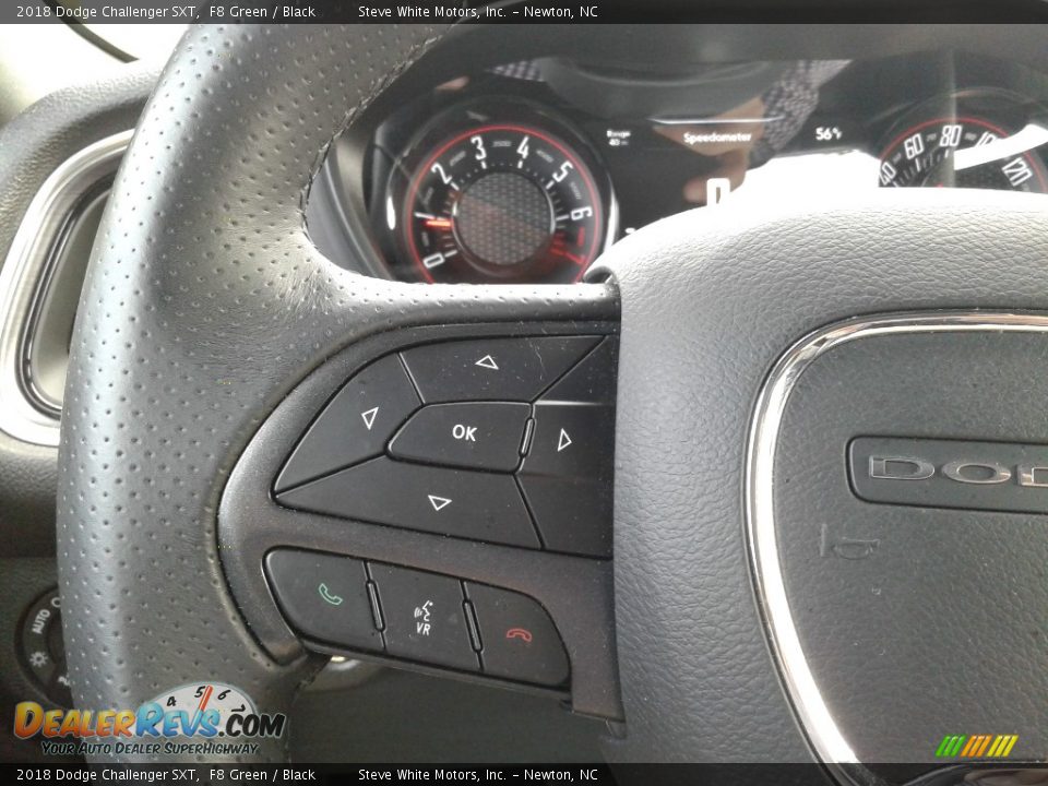2018 Dodge Challenger SXT F8 Green / Black Photo #17