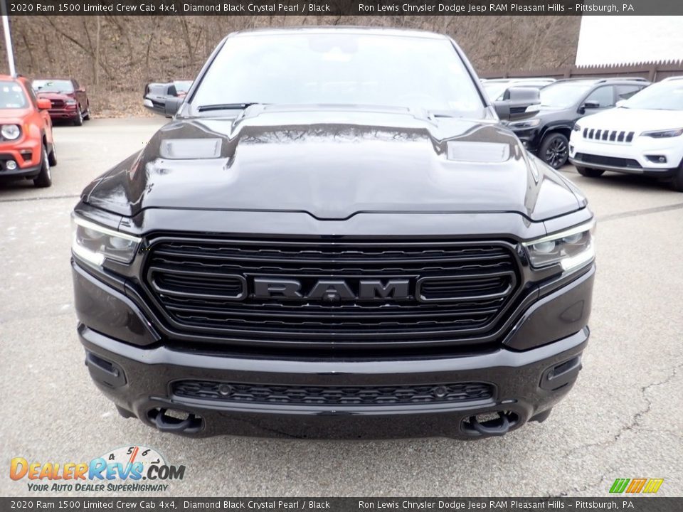 2020 Ram 1500 Limited Crew Cab 4x4 Diamond Black Crystal Pearl / Black Photo #2