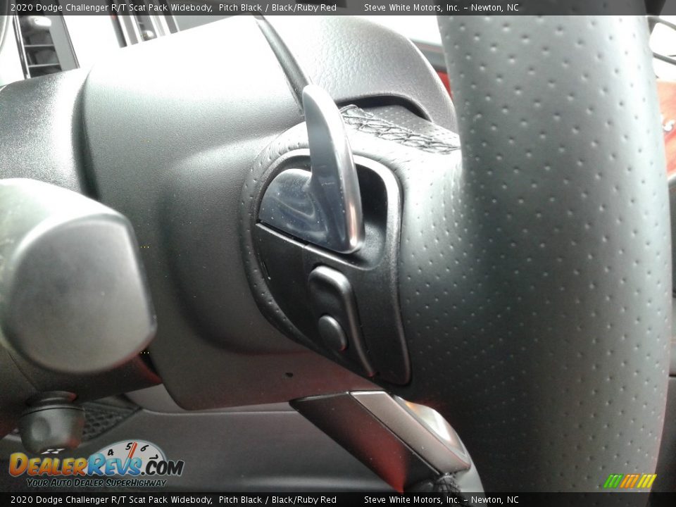 2020 Dodge Challenger R/T Scat Pack Widebody Pitch Black / Black/Ruby Red Photo #12