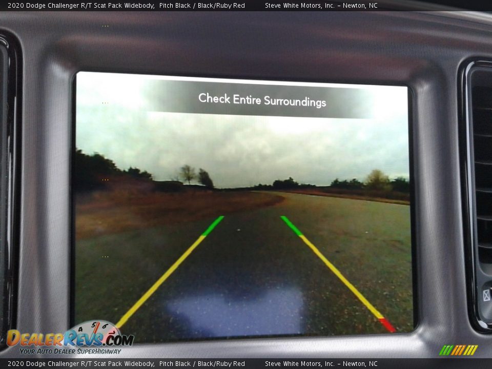 2020 Dodge Challenger R/T Scat Pack Widebody Pitch Black / Black/Ruby Red Photo #22