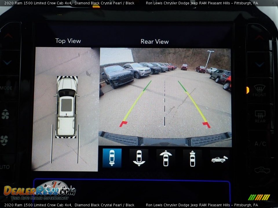 2020 Ram 1500 Limited Crew Cab 4x4 Diamond Black Crystal Pearl / Black Photo #16