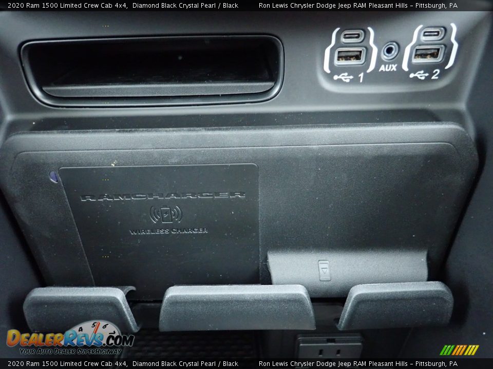 2020 Ram 1500 Limited Crew Cab 4x4 Diamond Black Crystal Pearl / Black Photo #18