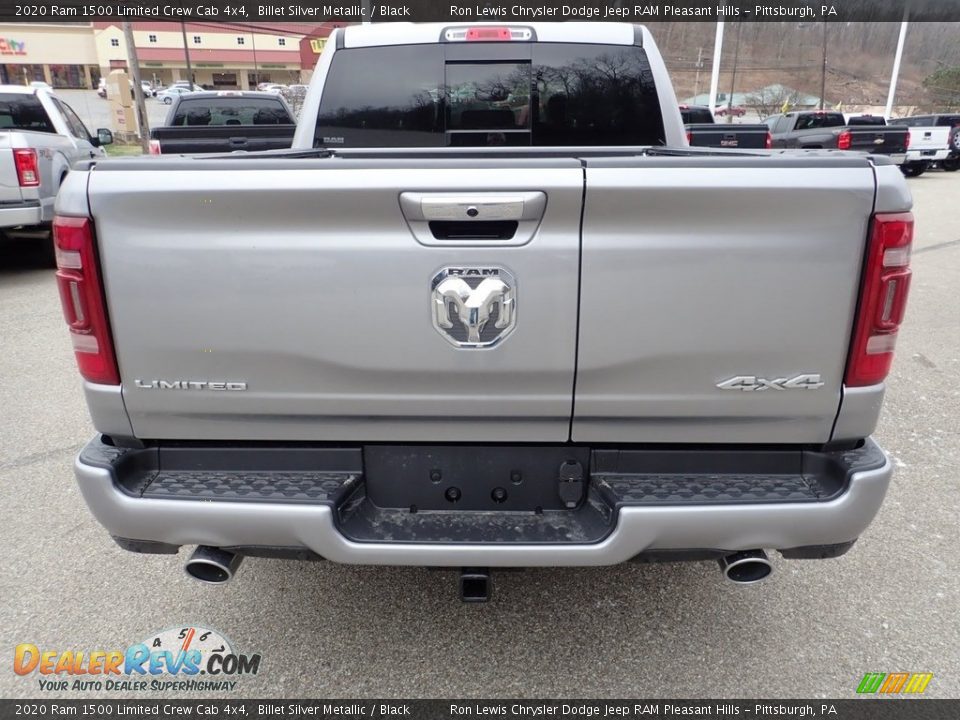 2020 Ram 1500 Limited Crew Cab 4x4 Billet Silver Metallic / Black Photo #9