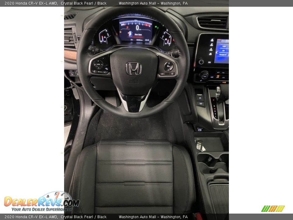 2020 Honda CR-V EX-L AWD Crystal Black Pearl / Black Photo #13