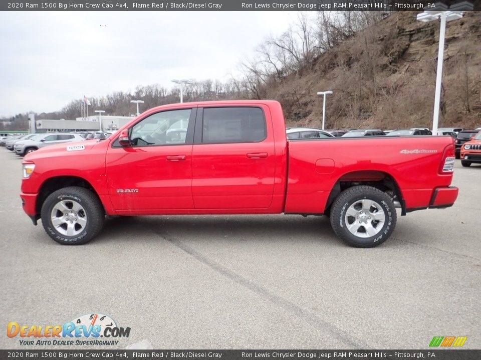 Flame Red 2020 Ram 1500 Big Horn Crew Cab 4x4 Photo #6