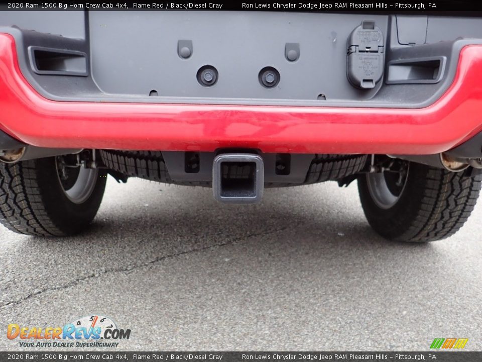 2020 Ram 1500 Big Horn Crew Cab 4x4 Flame Red / Black/Diesel Gray Photo #8