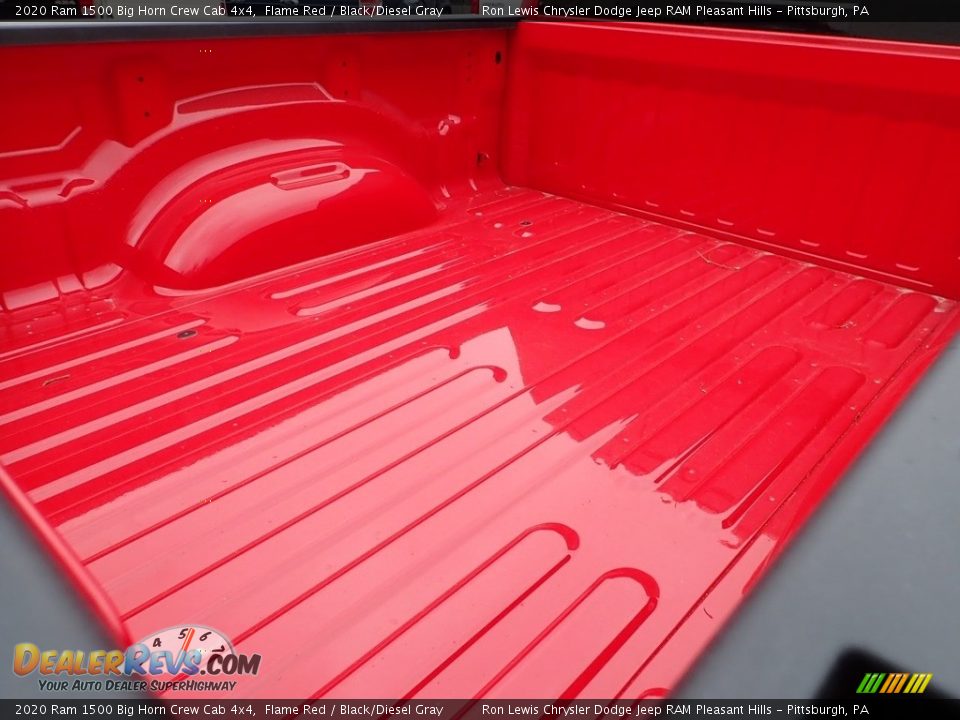 2020 Ram 1500 Big Horn Crew Cab 4x4 Flame Red / Black/Diesel Gray Photo #9