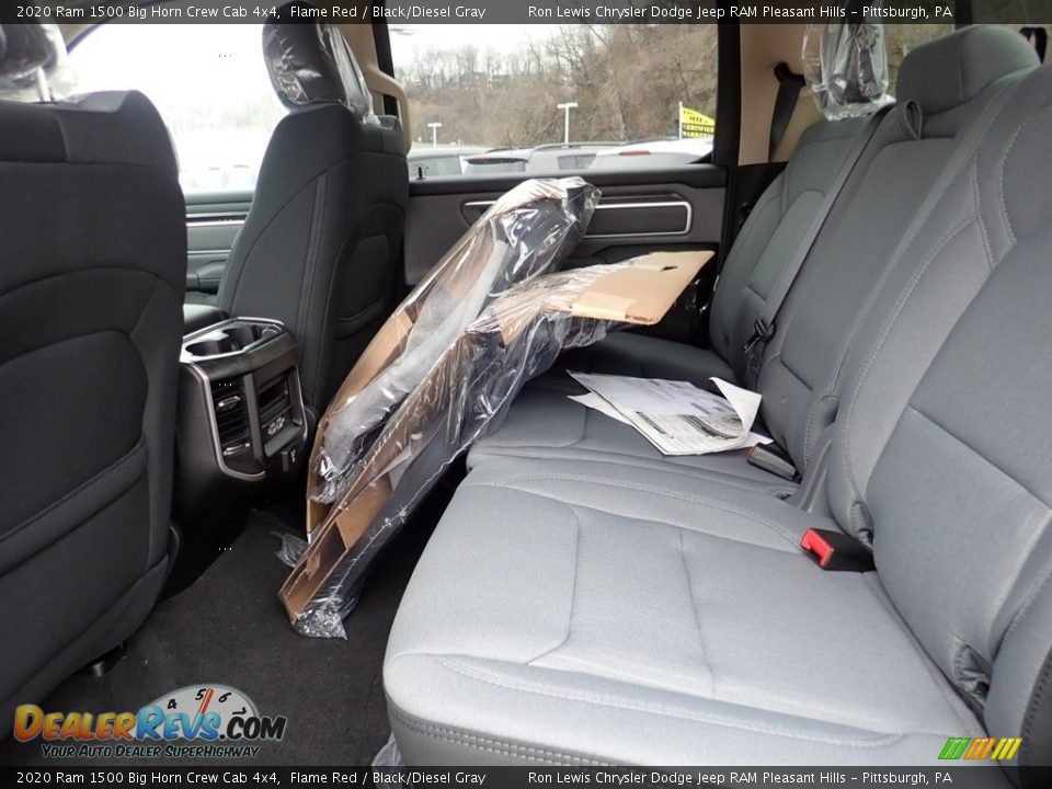 2020 Ram 1500 Big Horn Crew Cab 4x4 Flame Red / Black/Diesel Gray Photo #13