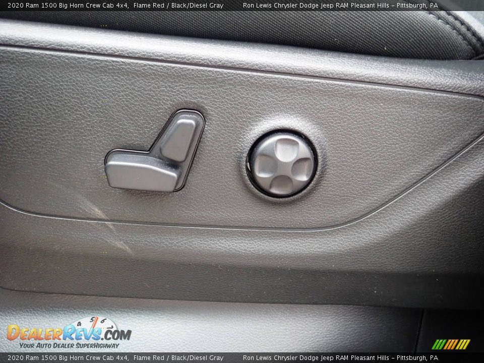 2020 Ram 1500 Big Horn Crew Cab 4x4 Flame Red / Black/Diesel Gray Photo #20