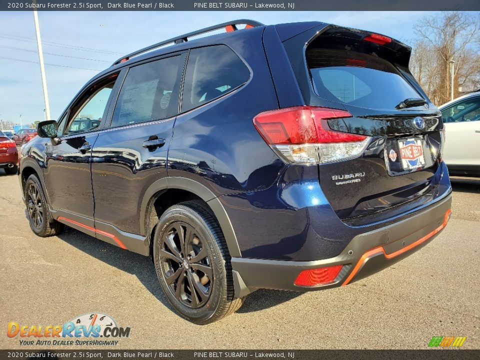 2020 Subaru Forester 2.5i Sport Dark Blue Pearl / Black Photo #6