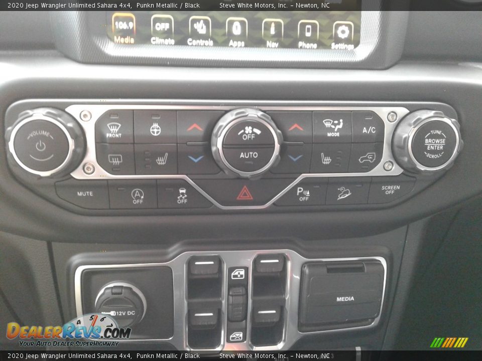 2020 Jeep Wrangler Unlimited Sahara 4x4 Punkn Metallic / Black Photo #26