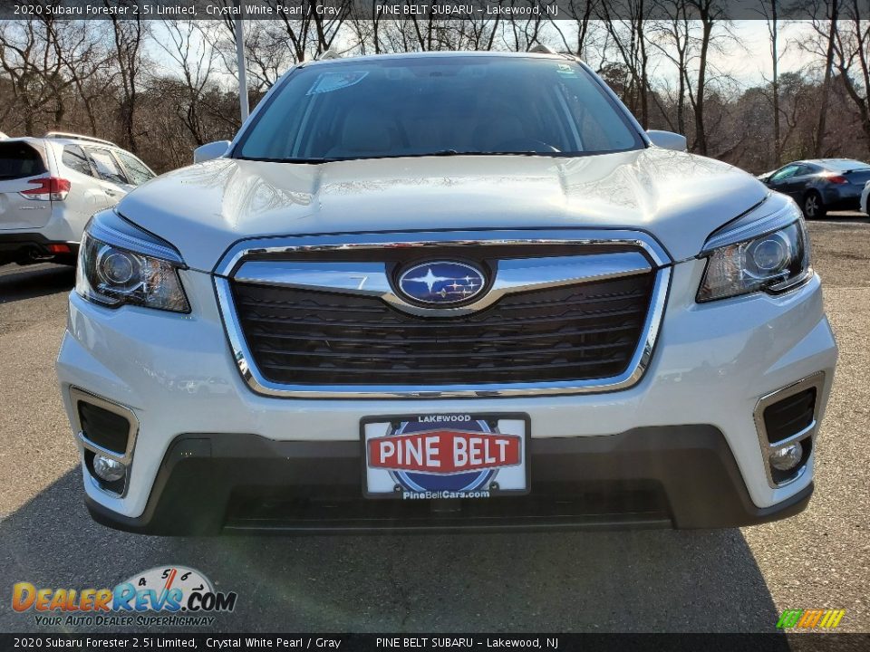 2020 Subaru Forester 2.5i Limited Crystal White Pearl / Gray Photo #3