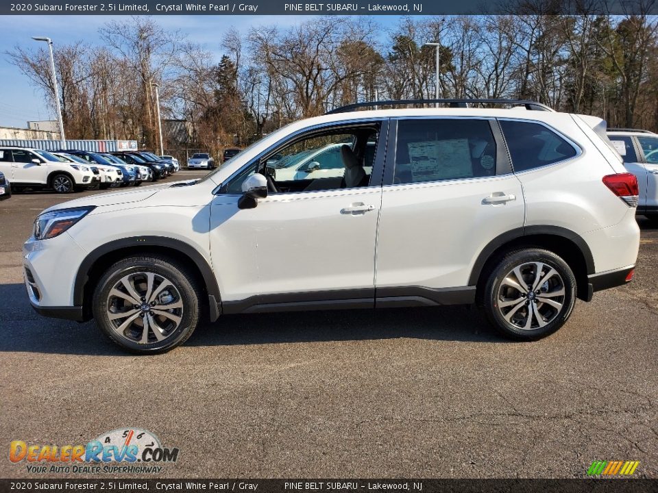 2020 Subaru Forester 2.5i Limited Crystal White Pearl / Gray Photo #4