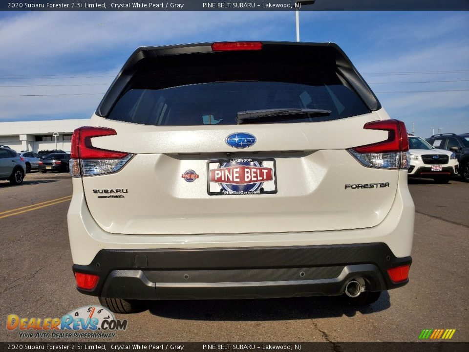 2020 Subaru Forester 2.5i Limited Crystal White Pearl / Gray Photo #7