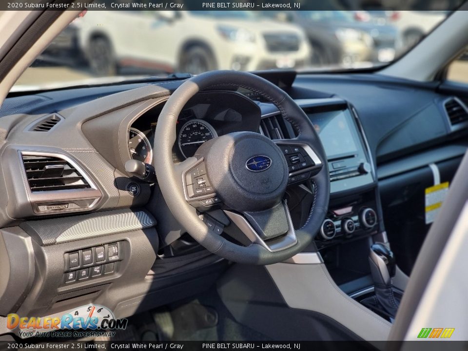 2020 Subaru Forester 2.5i Limited Crystal White Pearl / Gray Photo #10