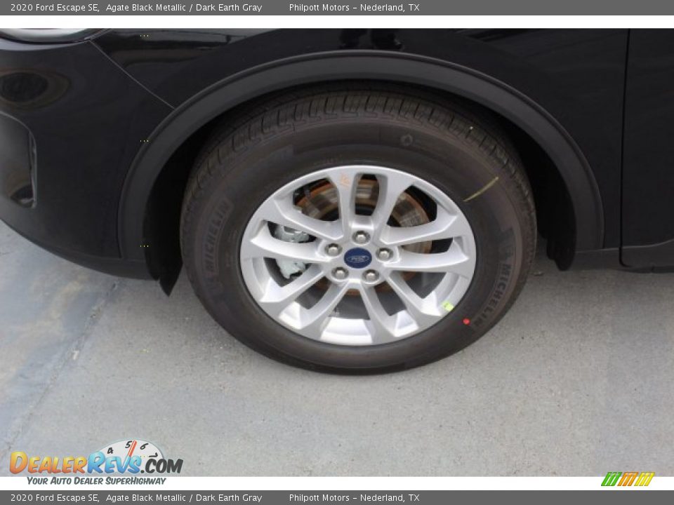 2020 Ford Escape SE Agate Black Metallic / Dark Earth Gray Photo #5