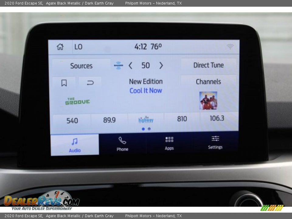 2020 Ford Escape SE Agate Black Metallic / Dark Earth Gray Photo #15