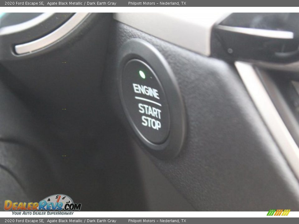 2020 Ford Escape SE Agate Black Metallic / Dark Earth Gray Photo #18