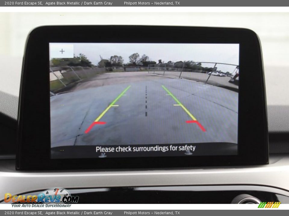 2020 Ford Escape SE Agate Black Metallic / Dark Earth Gray Photo #19