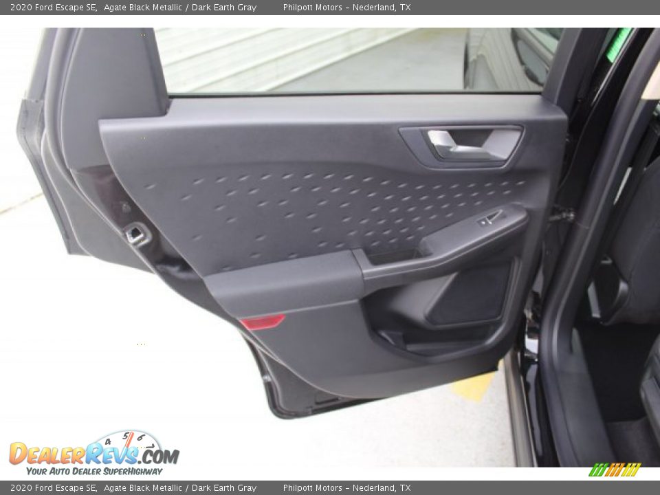 2020 Ford Escape SE Agate Black Metallic / Dark Earth Gray Photo #20