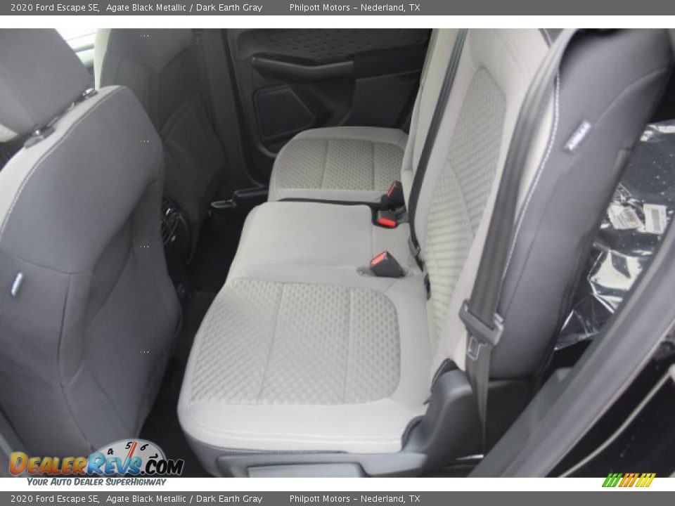 2020 Ford Escape SE Agate Black Metallic / Dark Earth Gray Photo #21