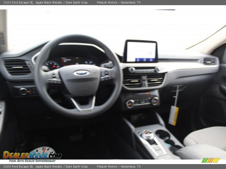 2020 Ford Escape SE Agate Black Metallic / Dark Earth Gray Photo #22