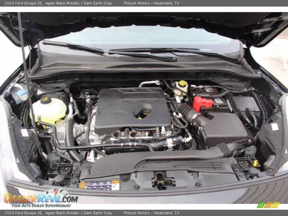 2020 Ford Escape SE Agate Black Metallic / Dark Earth Gray Photo #25