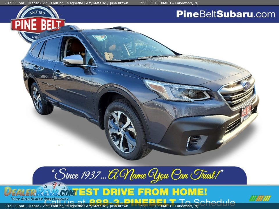 2020 Subaru Outback 2.5i Touring Magnetite Gray Metallic / Java Brown Photo #1