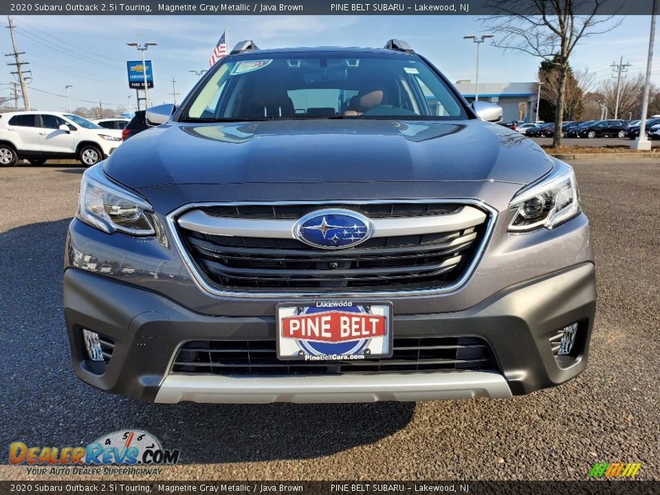2020 Subaru Outback 2.5i Touring Magnetite Gray Metallic / Java Brown Photo #3
