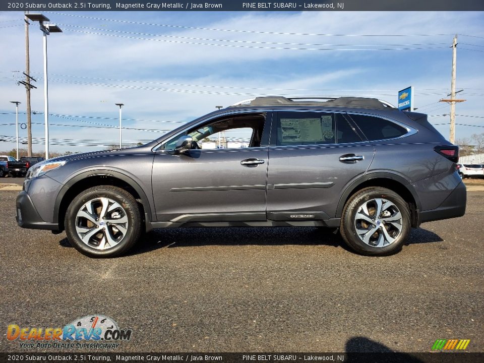 2020 Subaru Outback 2.5i Touring Magnetite Gray Metallic / Java Brown Photo #4
