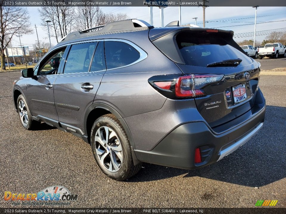 2020 Subaru Outback 2.5i Touring Magnetite Gray Metallic / Java Brown Photo #6
