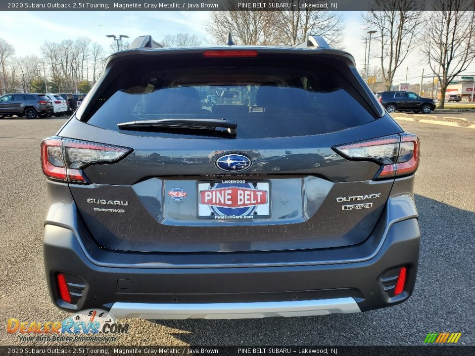 2020 Subaru Outback 2.5i Touring Magnetite Gray Metallic / Java Brown Photo #7