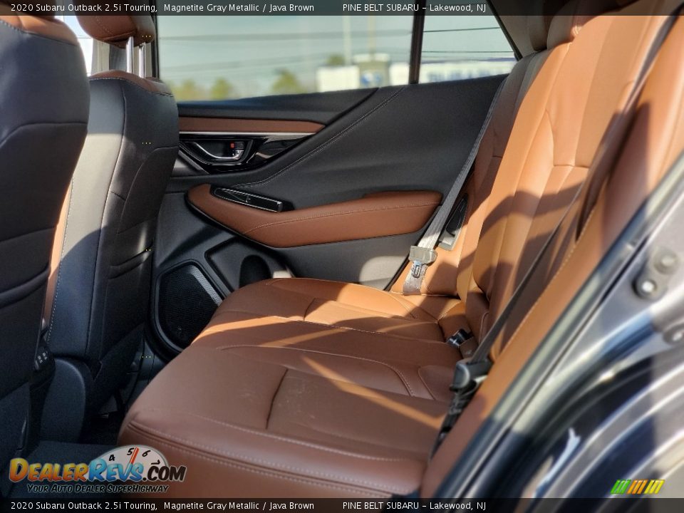 2020 Subaru Outback 2.5i Touring Magnetite Gray Metallic / Java Brown Photo #9