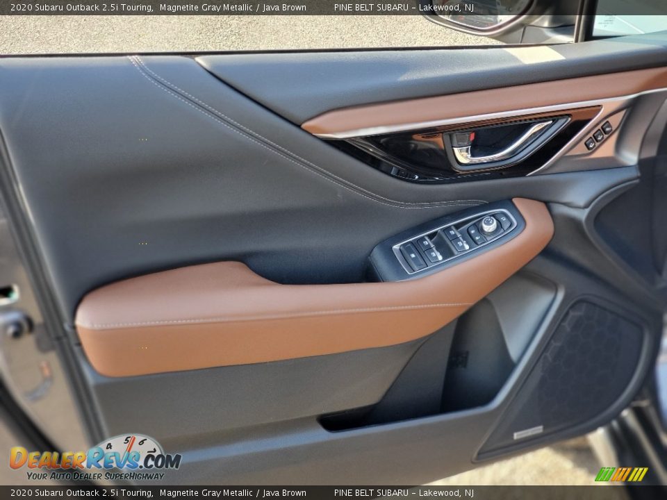 2020 Subaru Outback 2.5i Touring Magnetite Gray Metallic / Java Brown Photo #11