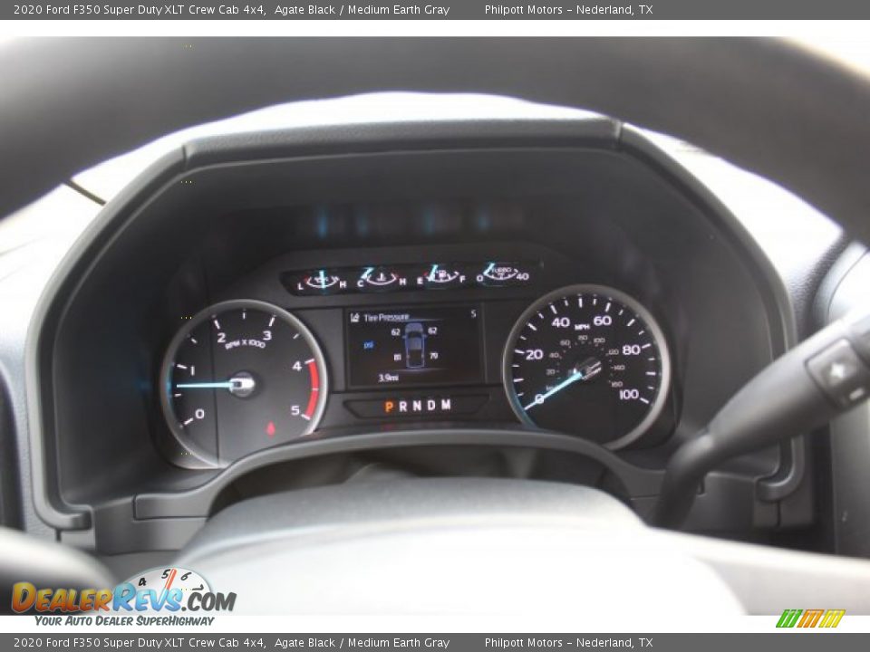 2020 Ford F350 Super Duty XLT Crew Cab 4x4 Agate Black / Medium Earth Gray Photo #13