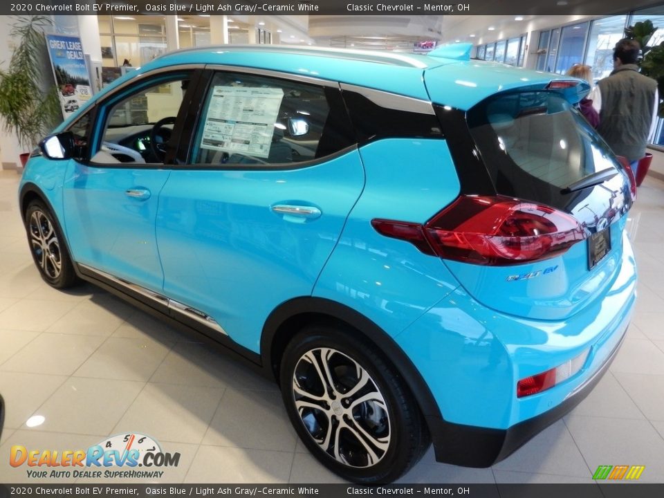 Oasis Blue 2020 Chevrolet Bolt EV Premier Photo #5