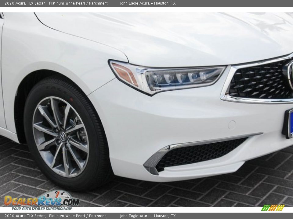 2020 Acura TLX Sedan Platinum White Pearl / Parchment Photo #11