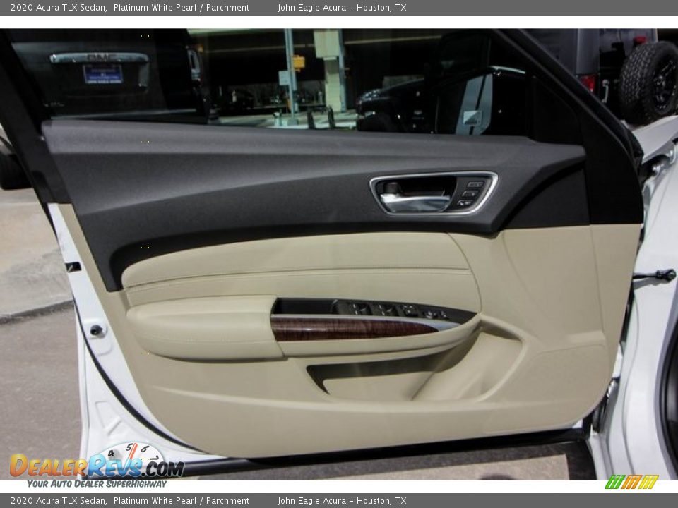 2020 Acura TLX Sedan Platinum White Pearl / Parchment Photo #16