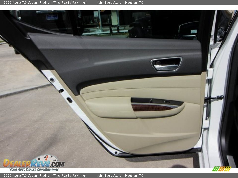 2020 Acura TLX Sedan Platinum White Pearl / Parchment Photo #18