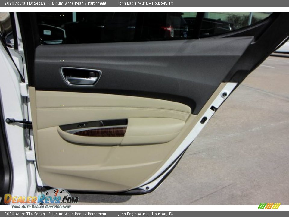 2020 Acura TLX Sedan Platinum White Pearl / Parchment Photo #21