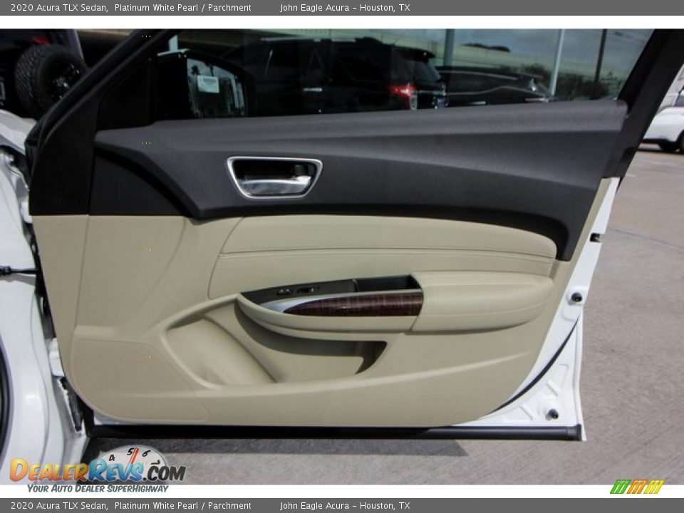 2020 Acura TLX Sedan Platinum White Pearl / Parchment Photo #23