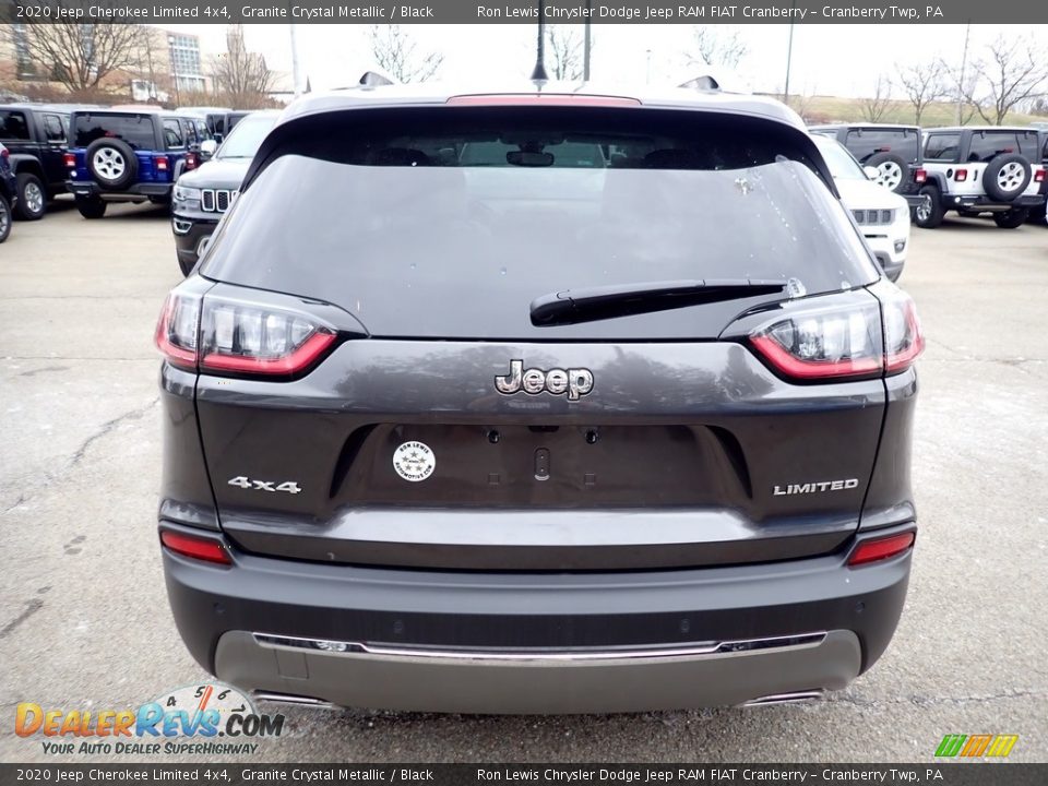 2020 Jeep Cherokee Limited 4x4 Granite Crystal Metallic / Black Photo #4