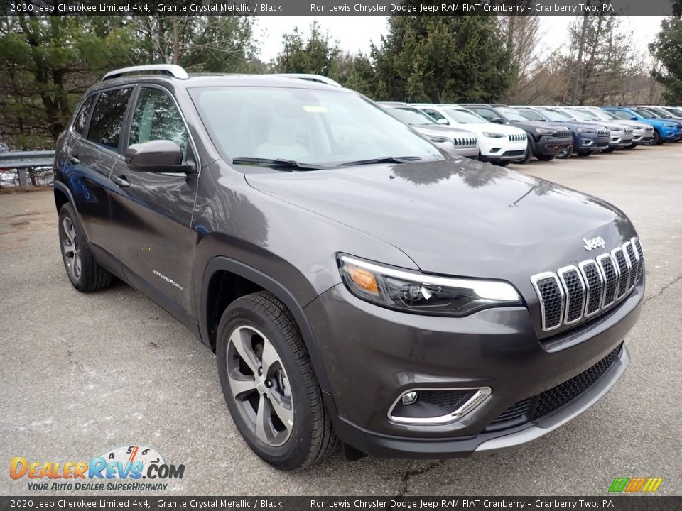 2020 Jeep Cherokee Limited 4x4 Granite Crystal Metallic / Black Photo #7