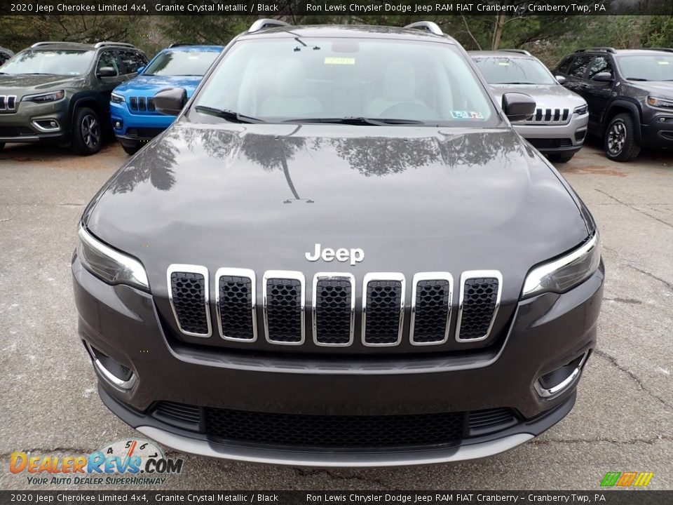 2020 Jeep Cherokee Limited 4x4 Granite Crystal Metallic / Black Photo #8