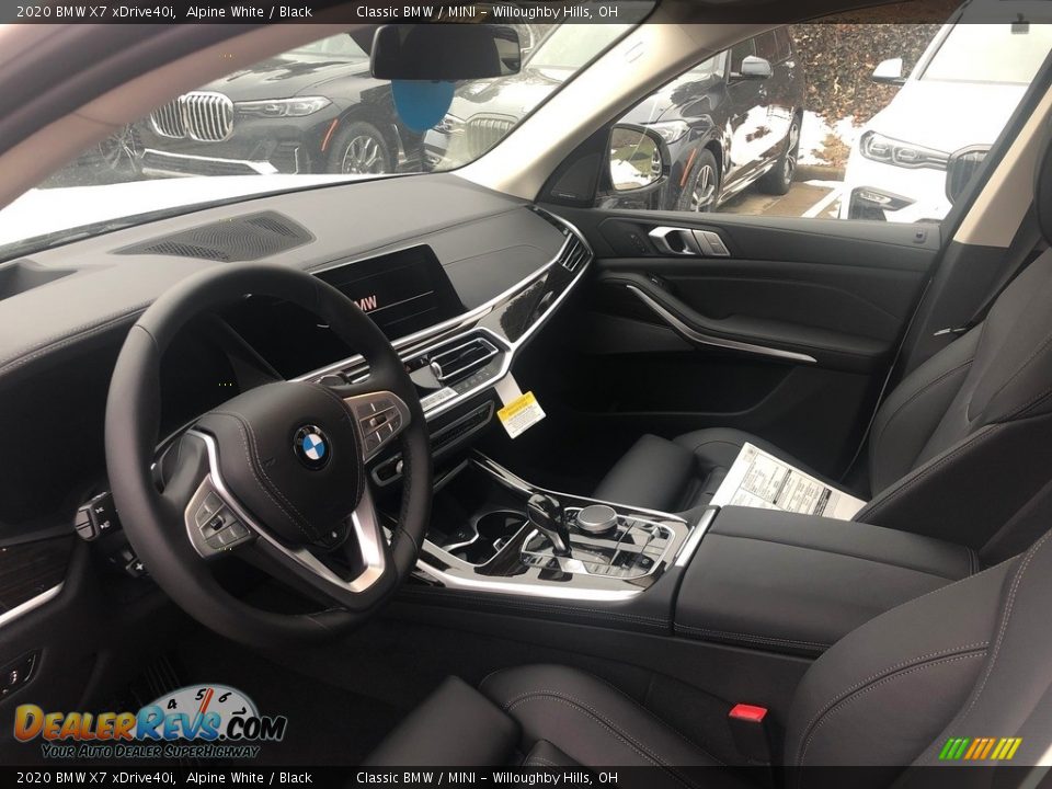2020 BMW X7 xDrive40i Alpine White / Black Photo #3
