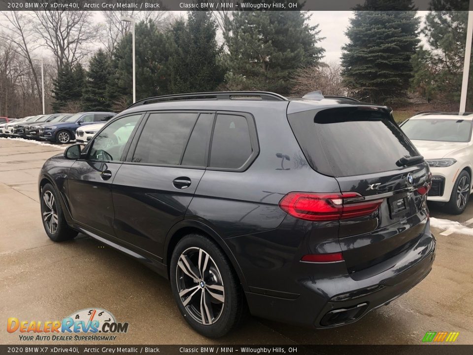 2020 BMW X7 xDrive40i Arctic Grey Metallic / Black Photo #2